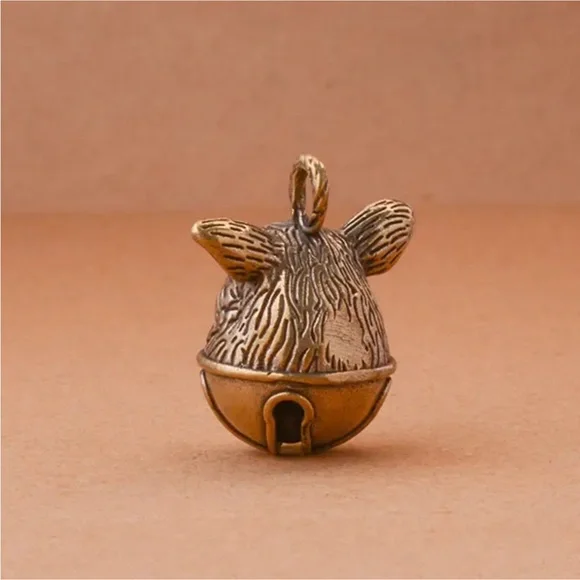 Solid Brass PIG Bell - Picture 2 of 7
